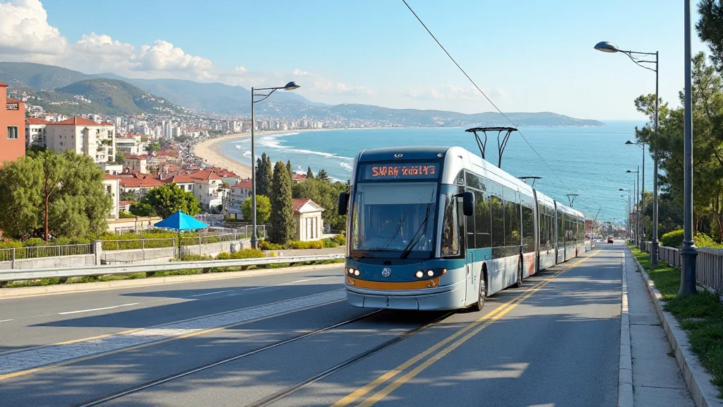Samsun Atakum - Vibrant cityscape of Samsun, Turkey, showing a mod