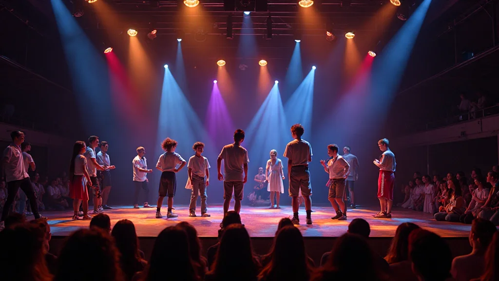Samsun Atakum - Vibrant indoor stage performance at a university i