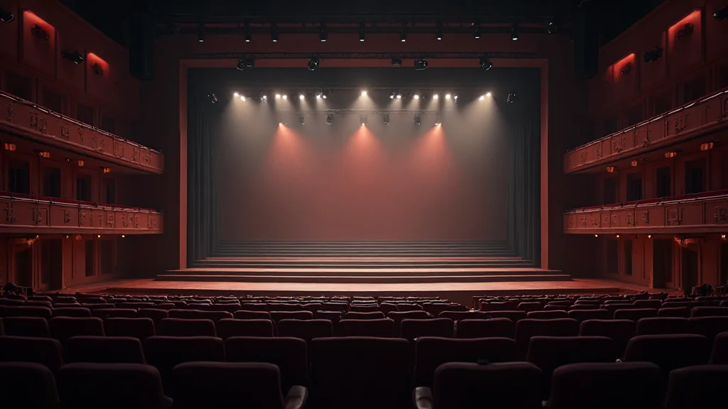 Samsun Atakum - Samsun State Theater stage with dramatic lighting